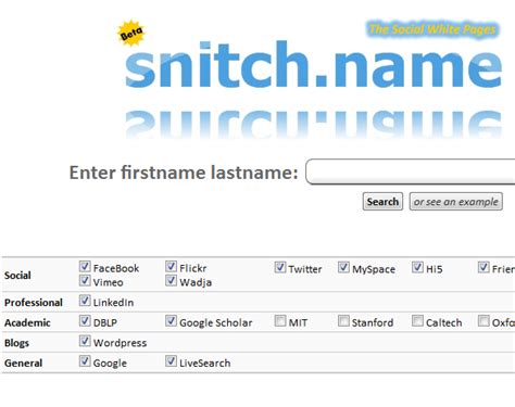 porn username search|snitch.name :: The Social White Pages